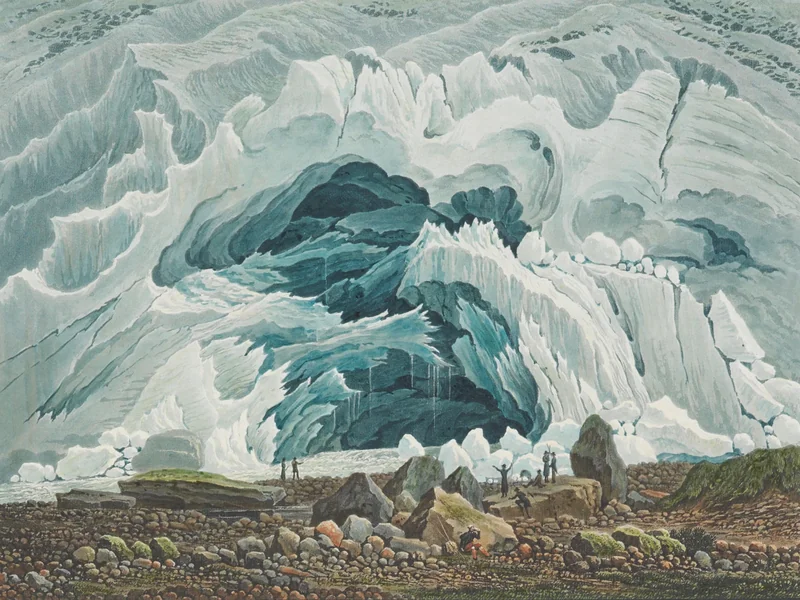 1793-Samuel Birmann - Sorgente dell'Arveron